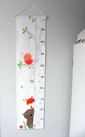 pet screen of the forest scale fabric ruler growth chart