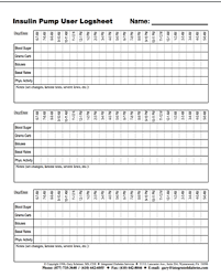 Physical activity can be fun. Printable Diabetes Logsheets Integrated Diabetes Services