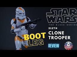 Star Wars The Black Series Bootleg 212th Clone Trooper Review - YouTube