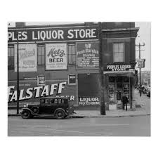 People S Liquor Store 1938 Vintage Photo Poster Zazzle Com In 2020 Liquor Store Beer Photos Liquor