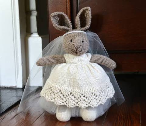 the cozy birdhouse: a little bride bunny