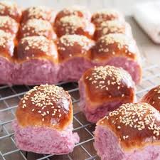 Bake With Paws Japanese Purple Sweet Potato Bun Sweet Potato Bread Sweet Potato Buns Sweet Potato Rolls