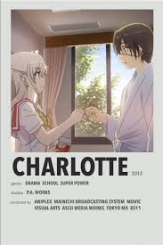Charlotte Anime Titles Charlotte Anime Anime Printables