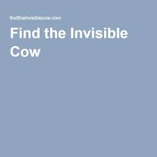 His name is george, he is a p. Find The Invisible Cow Invisible Calming Cat Cow