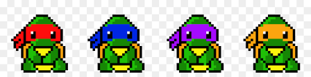 1920x1080 px bridge digital art fantasy art pixel art waterfall anime gundam seed hd art. Cute Ninja Turtle Pixel Art Hd Png Download Vhv