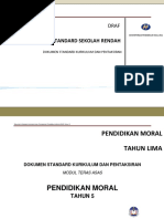 Subjek pendidikan moral tahun 5. Sk Dskp Pendidikan Moral Kssr Tahun 5