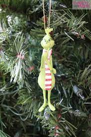 Grinch decorations, christmas wood bead garland, grinch decor, christmas bead garland, christmas tiered tray decor, grinch face. How To Create The Perfect Grinch Christmas Tree Thrifty Little Mom