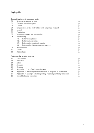 An appendix may include a reference section for the reader, a. Https Www Uni Hildesheim De Media Fb3 Englische Sprache Pdf Style Guide 2018 Pdf