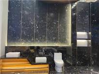 Tumbled China Markina Black Ice Marble Tiles For Bathroom from China -  StoneContact.com