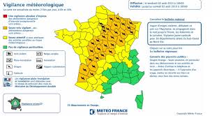 Restez prudents lors de vos. Orages 33 Departements En Vigilance Orange Ce Soir