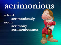 Check spelling or type a new query. Acrimonious The Teacher S Acrimonious Words Made His Student Uncomfortable Ppt Download