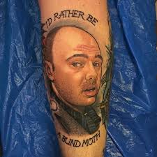 Karl Pilkington Tattoo.. Wow!! LOL