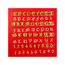 Fmm Alphabet Numbers Tappits The Old English
