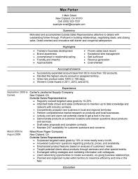 Outside Sales Representative Resume Examples Free To Try Today Myperfectresume