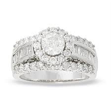 2 Ct T W Frame Diamond Engagement Ring In 14k White Gold Zales Jewelry Amazing Jewelry Local Jewelry
