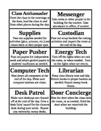 Jobs Cards Teacherspayteachers Com Job Cards Classroom Jobs Job Board