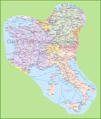 France and switzerland detailed road map. Pin On Vacation Ideas