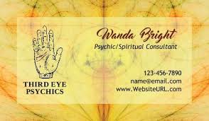General Psychic Business Cards Psychic Business Card Template Spiritual Business Card Premium Business Cards