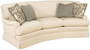Enjoy free shipping on most stuff, even big stuff. King Hickory Chatham Customizable Conversation Sofa With English Arms And Skirt Godby Home Furnishings Conversation Sofas