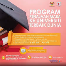 Untuk dapatkan notifikasi/pemberitahuan biasiswa sila follow page biasiswa jpa dan. Permohonan Program Penajaan Mara Ke Universiti Terbaik Dunia 2021 Online