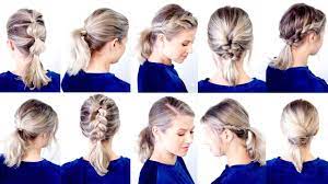 Layered haircuts for medium length hair like this one look even more stylish with wispy bangs, don't you think? 10 Cute Easy Low Ponytail Hairstyles Milabu Youtube