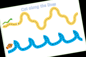 Browse and print from our range of worksheets which will help your children practise their cutting skills, from beginners up! Free Cutting Snake And Fish Early Years Eyfs Printable Resource Little Owls Resources Free
