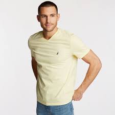 More images for how to cut t shirt v neckline » Premium Cotton V Neck T Shirt Nautica