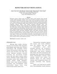 Berikut adalah sebuah definisi lebih. Pdf Komunikasi Dan Media Sosial