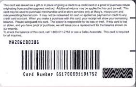 How to verify macy's gift card balance. Gift Card Macy S Macys United States Of America Macys Col Us Ms 054 Mw206cb0306