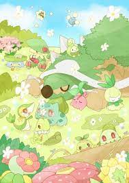 Pokemon Grass Type Cute Pokemon Wallpaper Pokemon Grass Pokemon