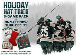 Not Done Shopping Yet Good Mnwild Has You Covered With The Holiday Hat Trick 3 Game Pack Get Tickets To 3 Games Holiday Hats Get Tickets Holiday Stockings