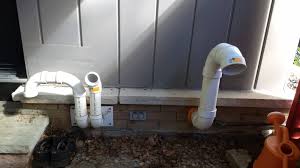 In most cases the relief valve is connected to a pipe that leads outside to prevent damage from water. Hiding Ugly Hvac Outdoor Venting And Intake Home Improvement Stack Exchange