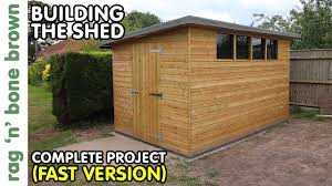The cost of the best materials wouldn. Diy Building A Shed From Scratch Complete Project Fast Version Youtube
