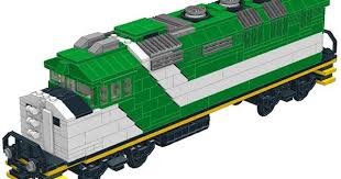 Go Train F59ph Side Ldd Go Transit Lego Trains Train