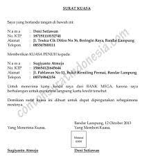 Jorong kayu manang surian kec.pantai cermin. Contoh Surat Kuasa Penggantian Kartu Xl