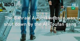 The Bahrain Airport website was shut down by the Al-Toufan gang