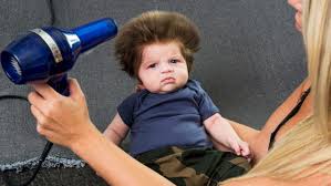 They will wake the baby. Meet The 9 Week Old Baby Who S Going Viral For His Full Head Of Hair
