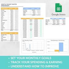 Easy Budget Spreadsheet Template Expense Tracker Family Budget Excel Template Google Sheets Budget Template Monthly Planner Debt Tracker In 2020 Budget Spreadsheet Template Budget Spreadsheet Budgeting