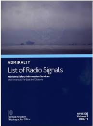 Admiralty List Of Radio Signals Alrs Vol 3 2 Maritime Safety Information Services Americas Far East Oceania