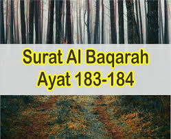 Mempelajari ilmu tajwid memang penting sekali. Surat Al Baqarah Ayat 183 184 Teks Arab Dan Latin Serta Artinya Perkata