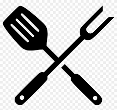 Black and white kitchen utensils clipart png flower. Png File Svg Grilling Utensils Clipart Transparent Png 980x876 428833 Pngfind