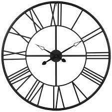 Rona offers iron rods in a multitude of designs and materials, including galvanized steel, anodized aluminium use iron rods, tubes, and flat bar in various sections for bracing welded structures and. Matte Black Metal Wall Clock Hobby Lobby 1949221