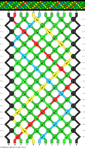 Christmas Lights Friendship Bracelet Friendship Bracelet Patterns Friendship Bracelets Diy Bracelet Patterns