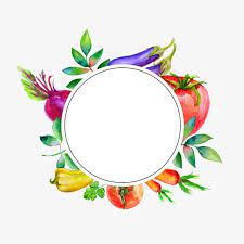 Vegetable Decorative Circular Frame Title Frame Clipart Yellow Squash Purple Radish Png And Vector With Transparent Background For Free Download Frame Clipart Food Graphic Design Food Logo Design