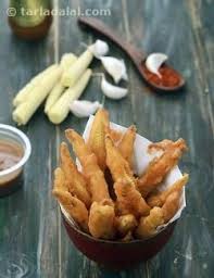 Baby Corn Fritters Recipe Baby Corn 65 Indian Style Baby Corn Fritters Recipe Recipes Fritter Recipes Baby Corn Recipes