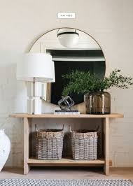 Mcgee And Co Entryway Console Styling Holiday Catalogue 2019 Page 2 3 Entryway Console Table Console Table Decorating Home Decor Inspiration