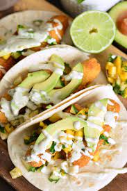Simple southwestern barramundi fish tacos. Crispy Fish Tacos With Cucumber Mango Relish Will Cook For Smiles