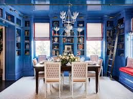 Cameron Ruppert Interiors Is A D C Based Residential Interior Design Firm That Mixes Classic Sty In 2020 Stylish Living Room Dining Room Blue Dining Room Feature Wall