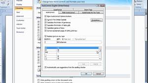 Creating An Autocorrect Entry In Microsoft Word Youtube