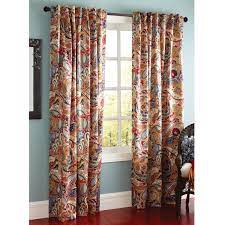 These blackout grommet top curtains are manufactured as a triple weave technology. Vibrant Paisley Curtain Paisley Curtains Curtains Tab Curtains